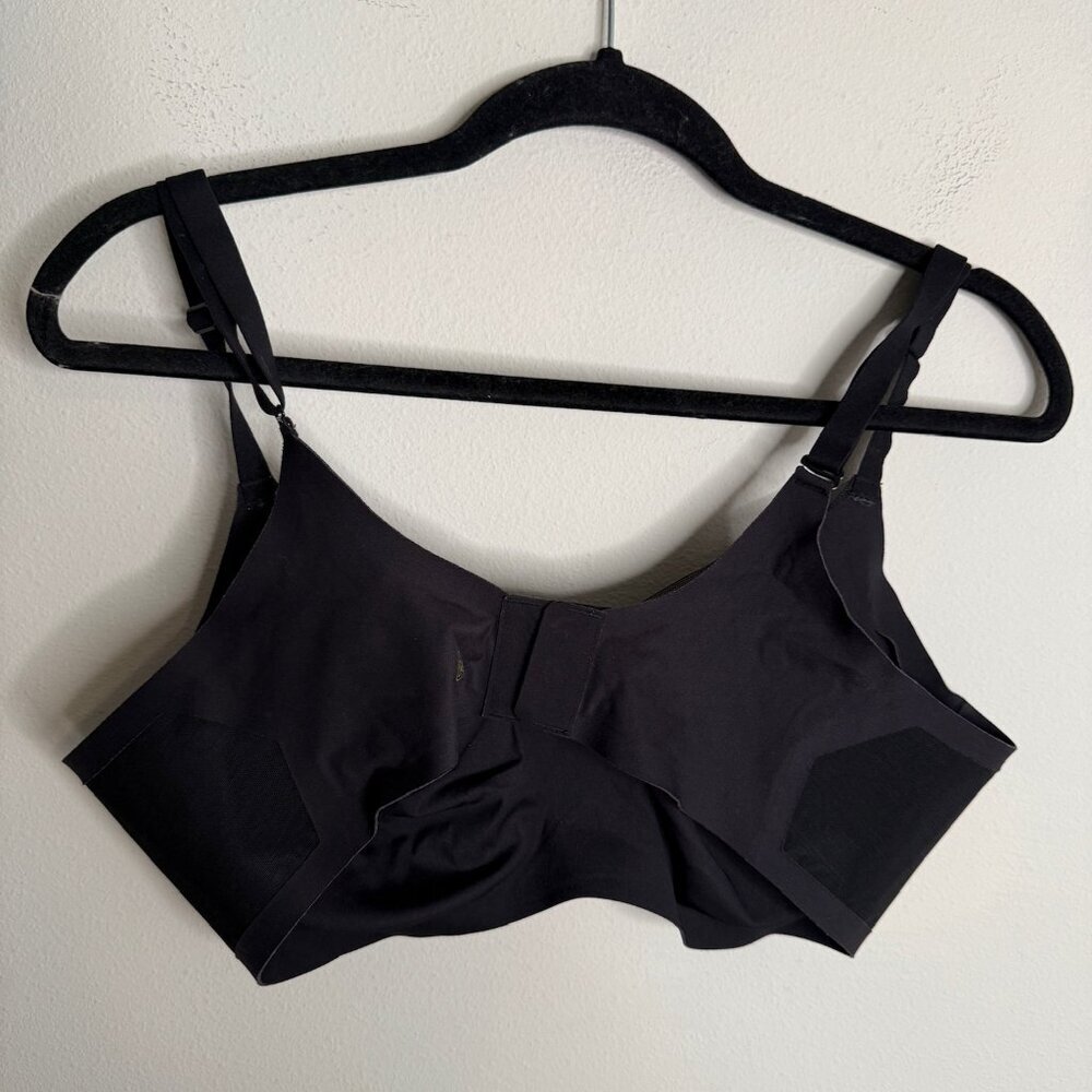 Honeylove Women's XL Black CrossOver Wireless Support Comfortable Mesh Bra - Picture 3 of 6